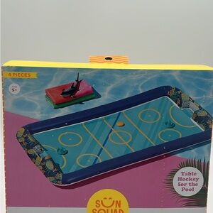 Sun Squad Kids Pool Hockey Set - Blue and Yellow